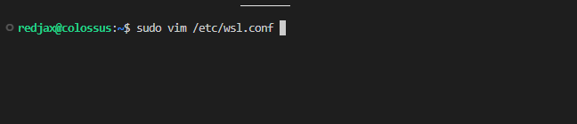 Set WSL user